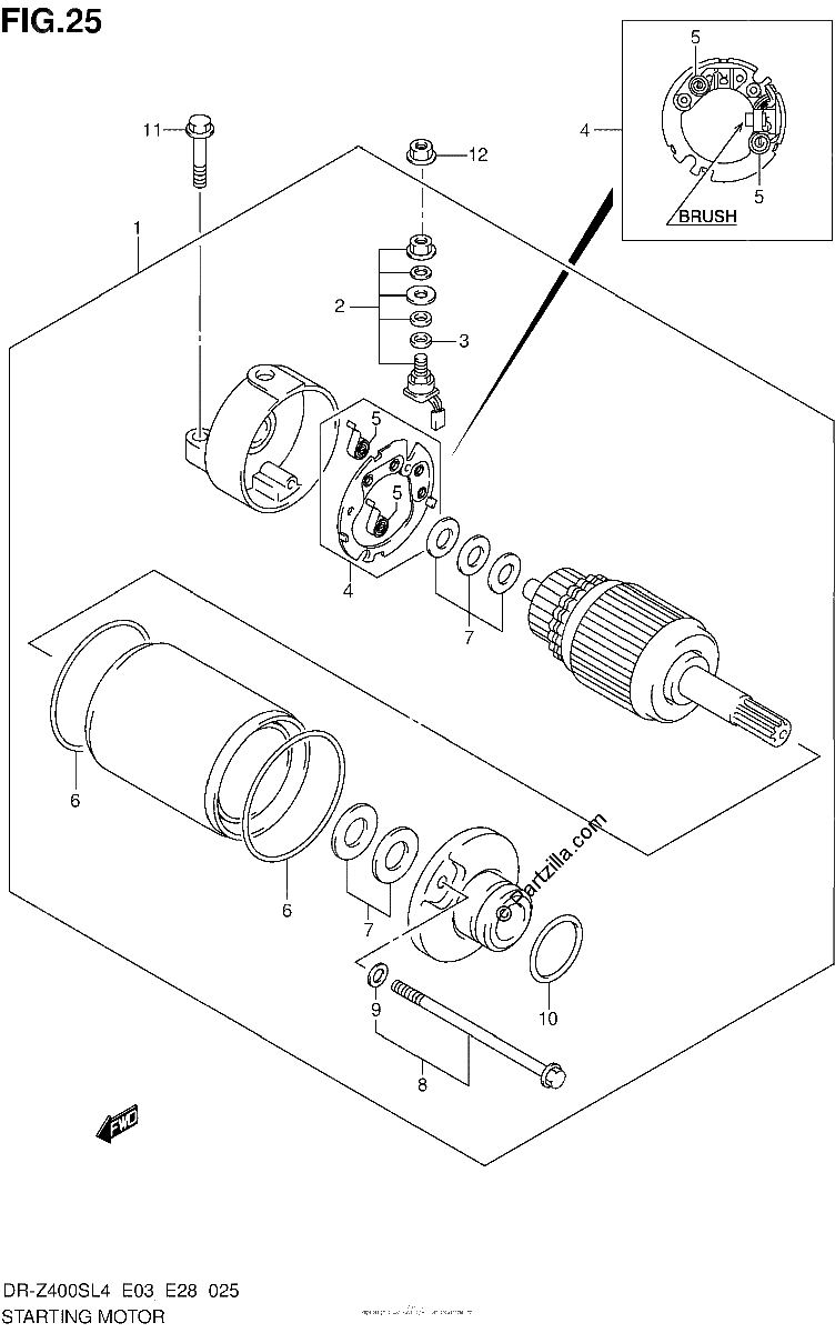 Diagrama de STARTING MOTOR