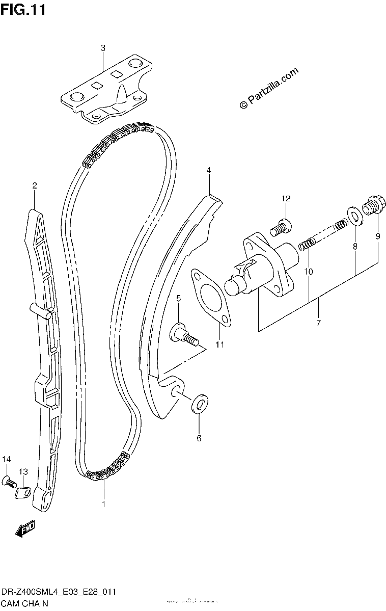 Diagrama de CAM CHAIN