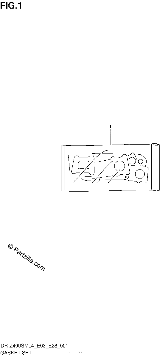 Diagrama de GASKET SET