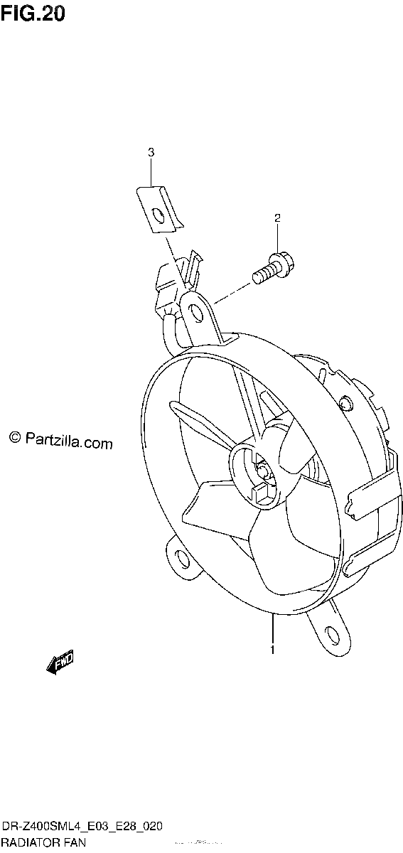 Diagrama de RADIATOR FAN