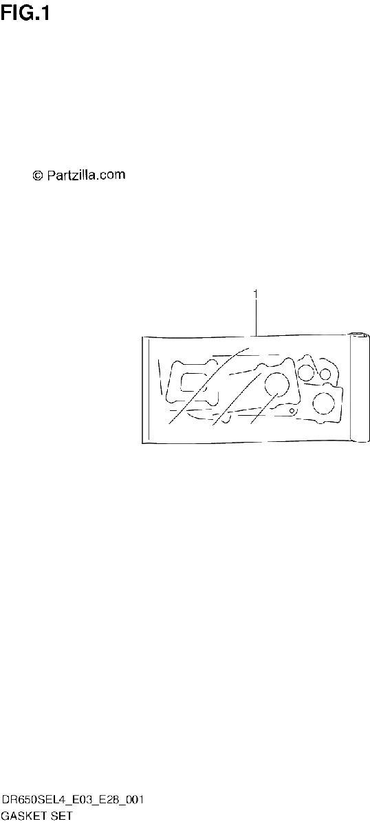 Diagrama de GASKET SET
