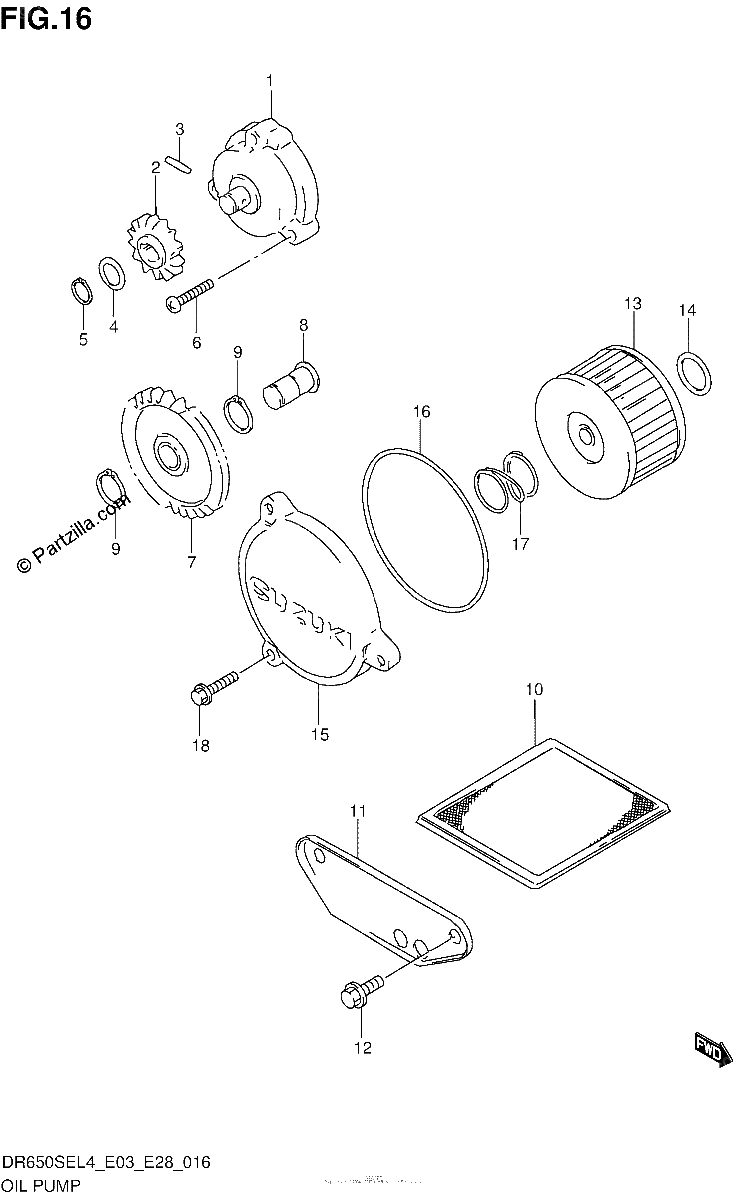 Diagrama de OIL PUMP