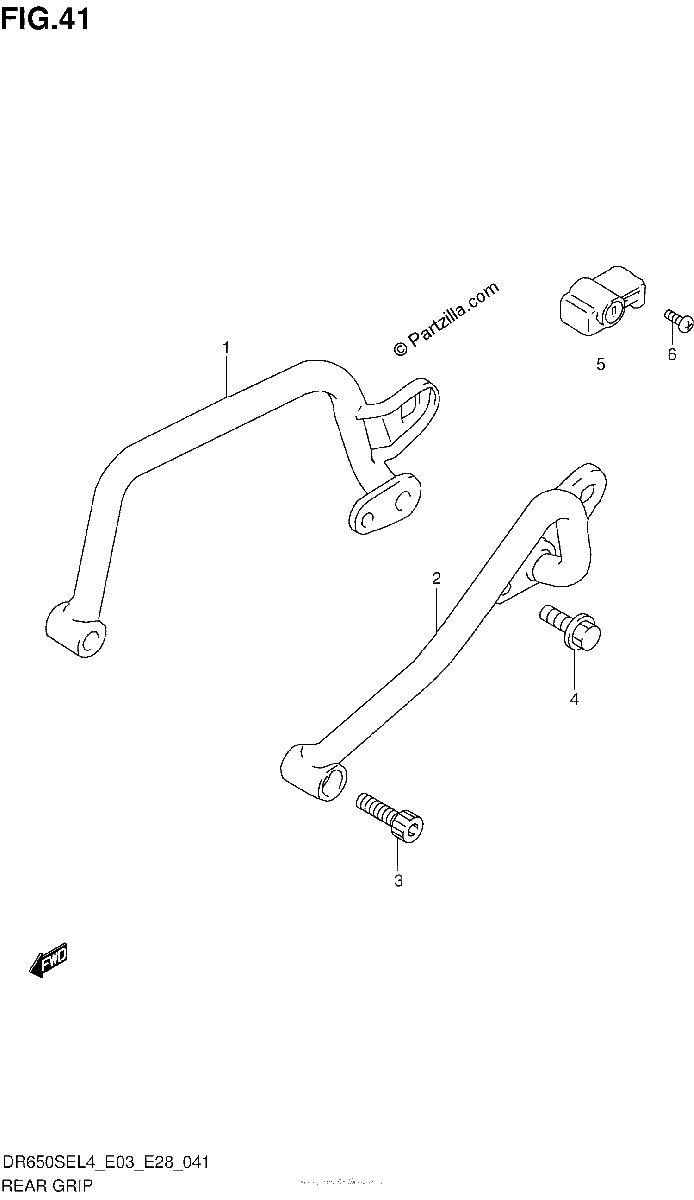 Diagrama de REAR GRIP