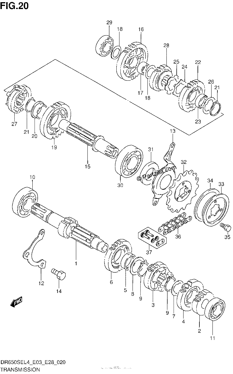 Diagrama de TRANSMISSION