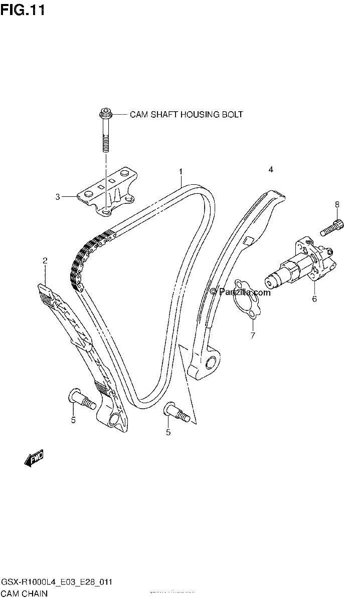 Diagrama de CAM CHAIN