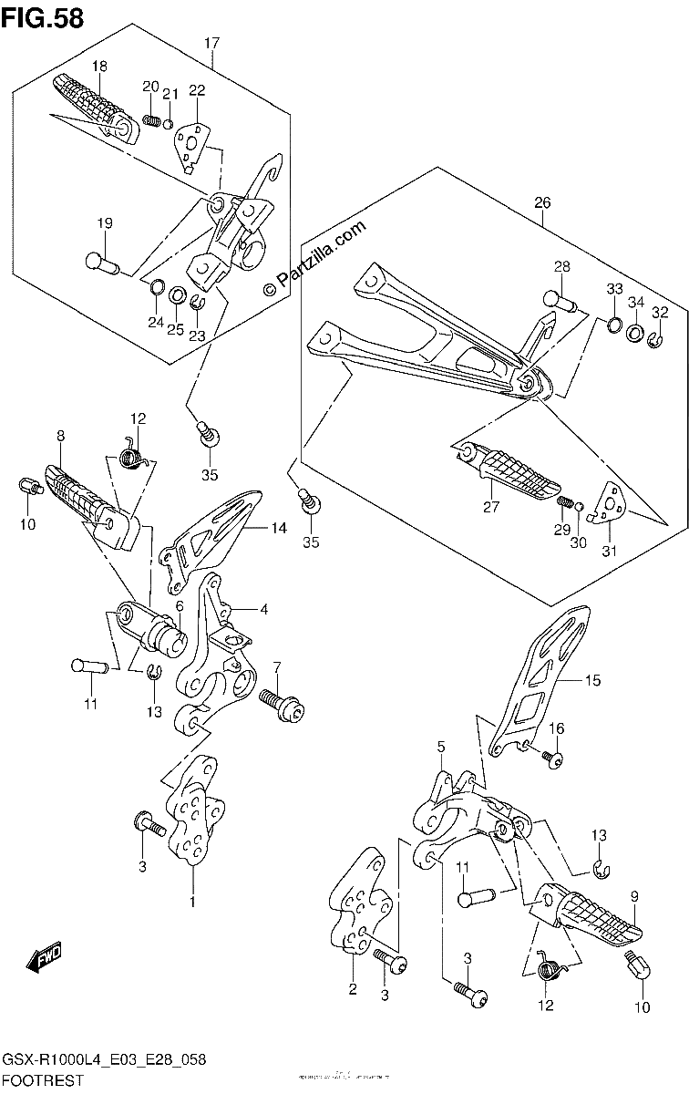 Diagrama de FOOTREST