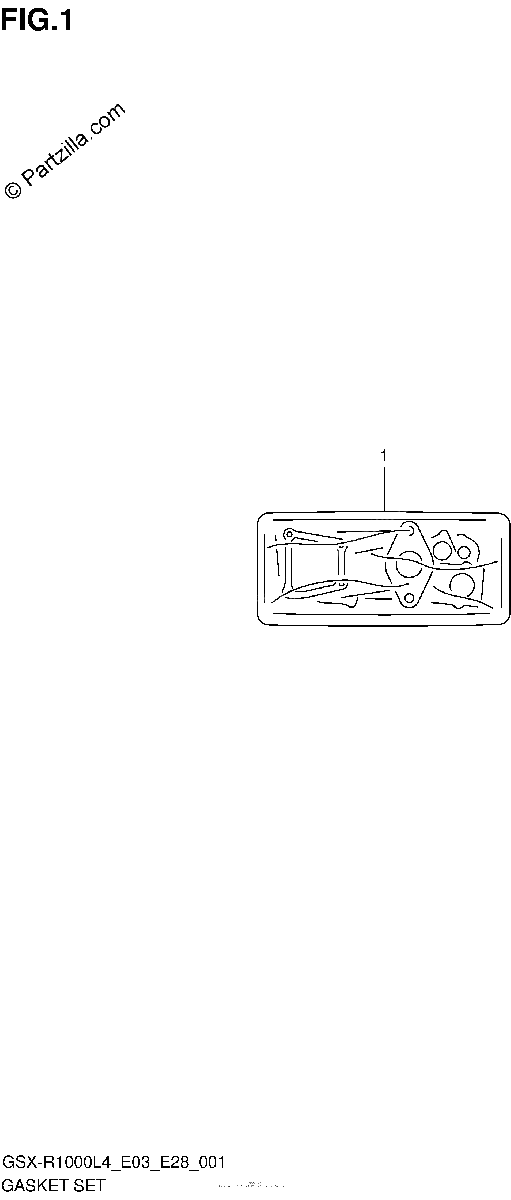 Diagrama de GASKET SET