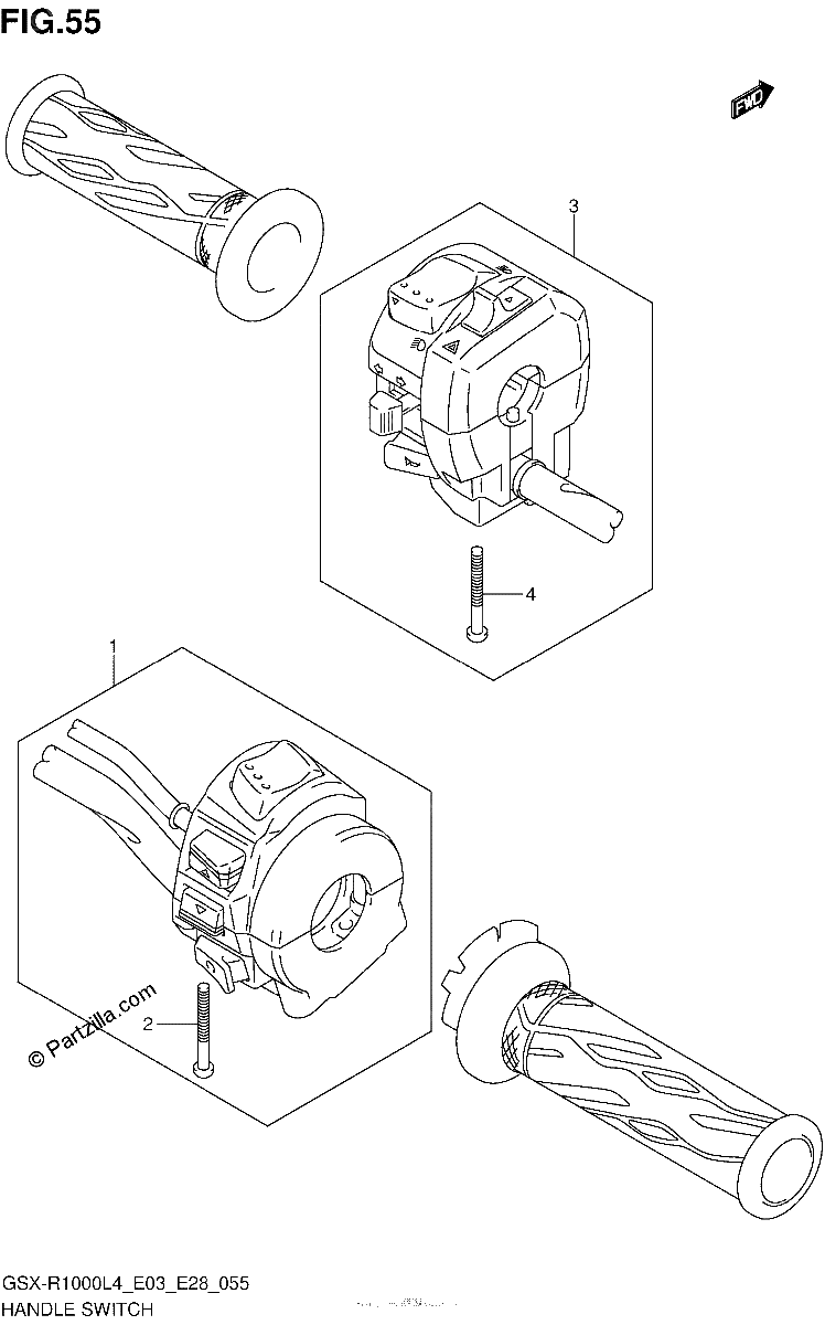 Diagrama de HANDLE SWITCH