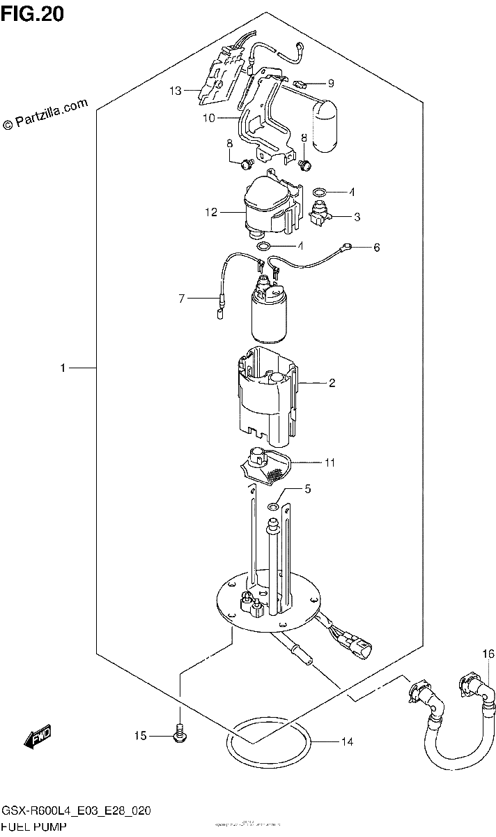 Diagrama de FUEL PUMP