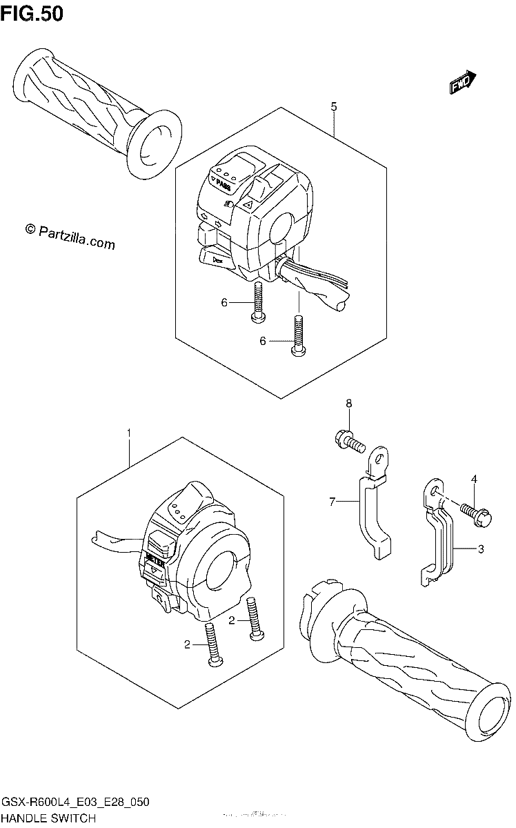 Diagrama de HANDLE SWITCH