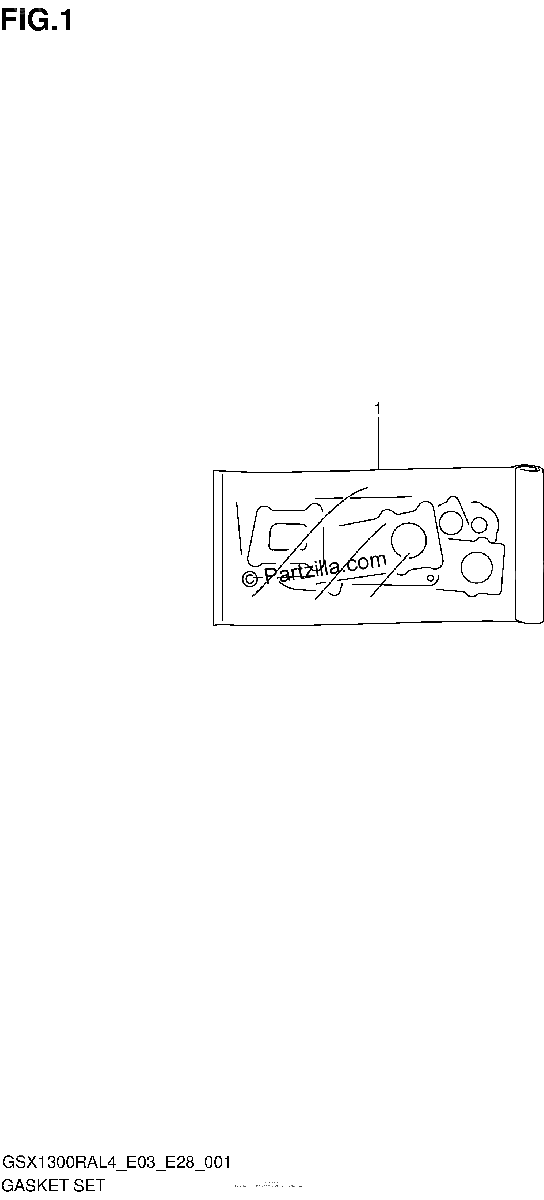 Diagrama de GASKET SET