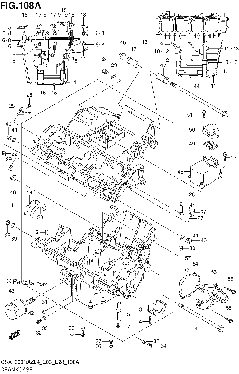 Diagrama de CRANKCASE