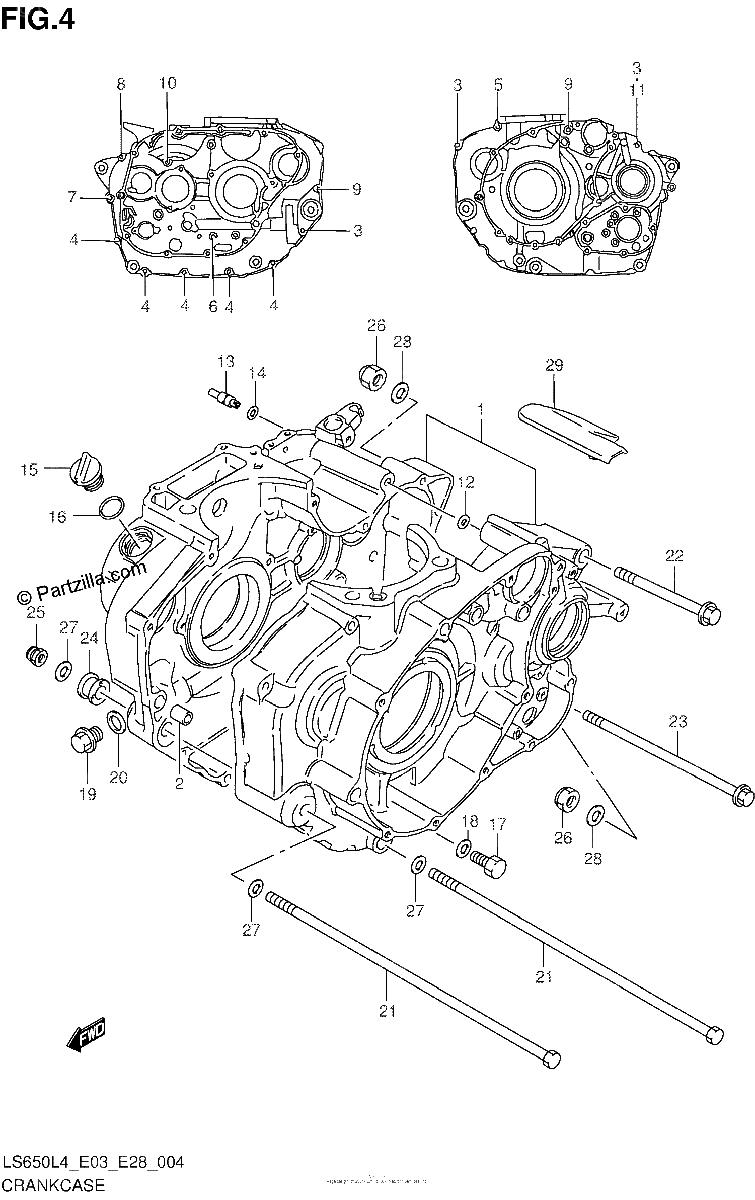 Diagrama de CRANKCASE