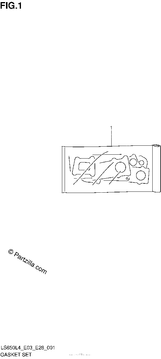 Diagrama de GASKET SET