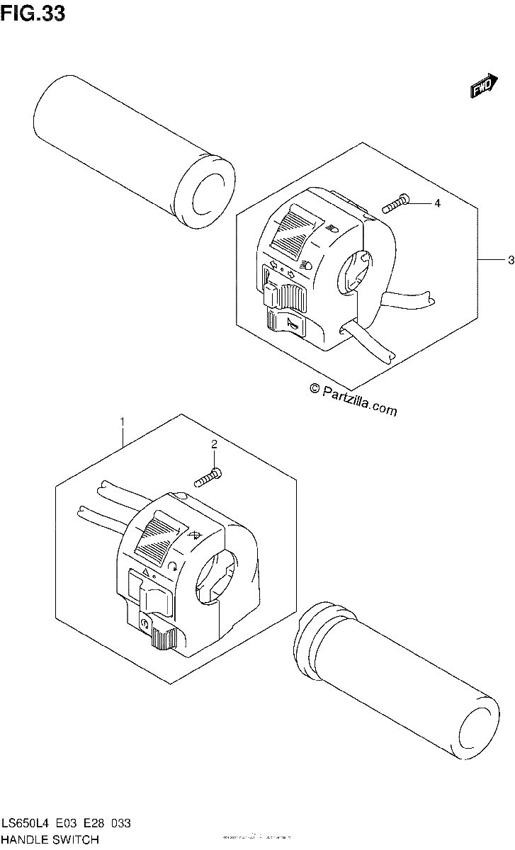 Diagrama de HANDLE SWITCH