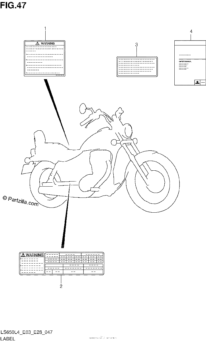 Diagrama de LABEL LS650L4 E03