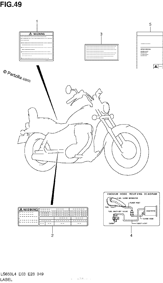 Diagrama de LABEL LS650L4 E33