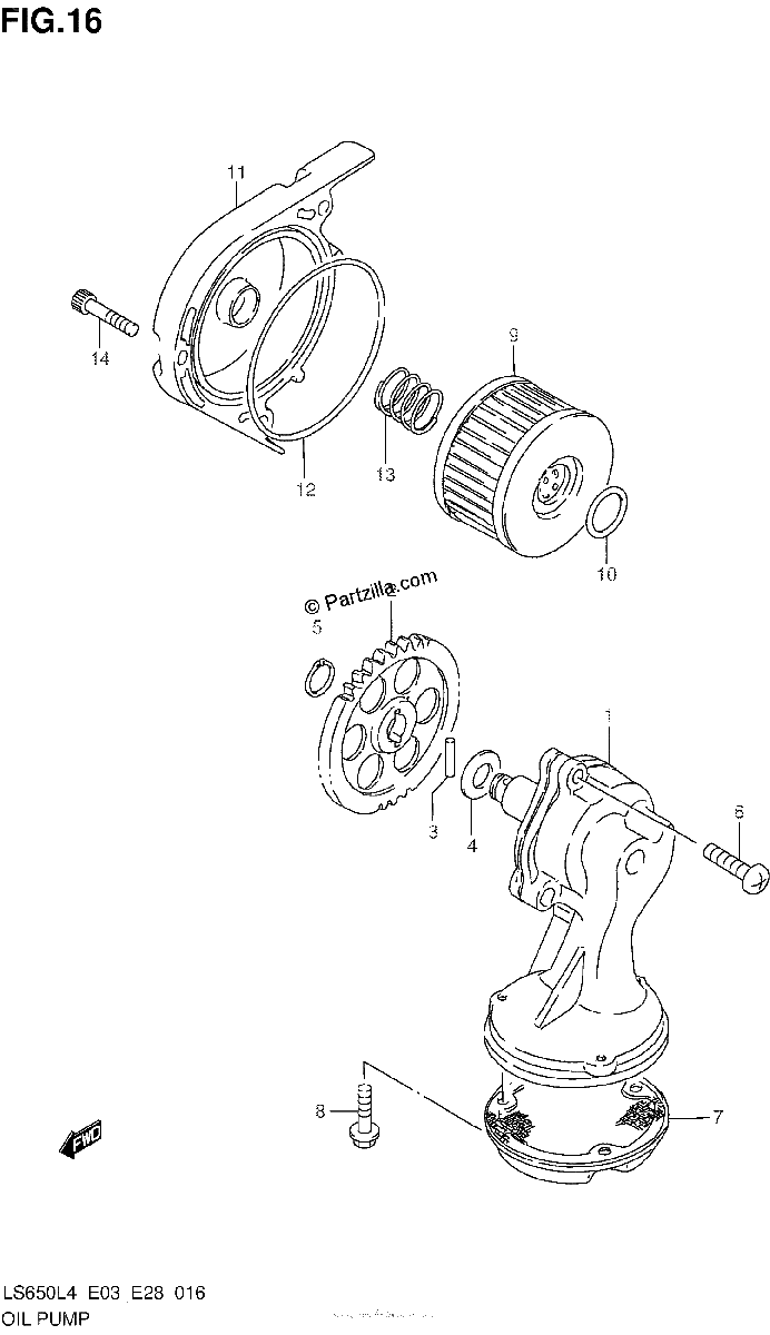 Diagrama de OIL PUMP