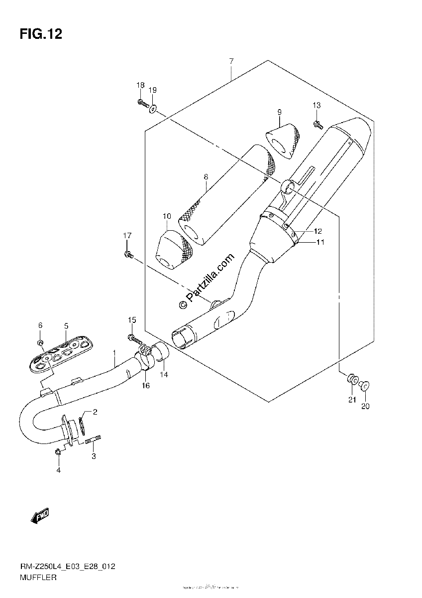 Diagrama de MUFFLER