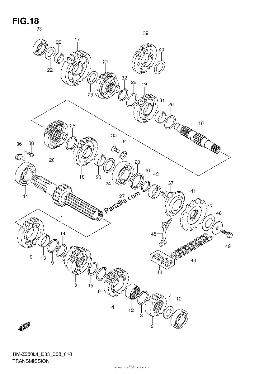 Diagrama de TRANSMISSION