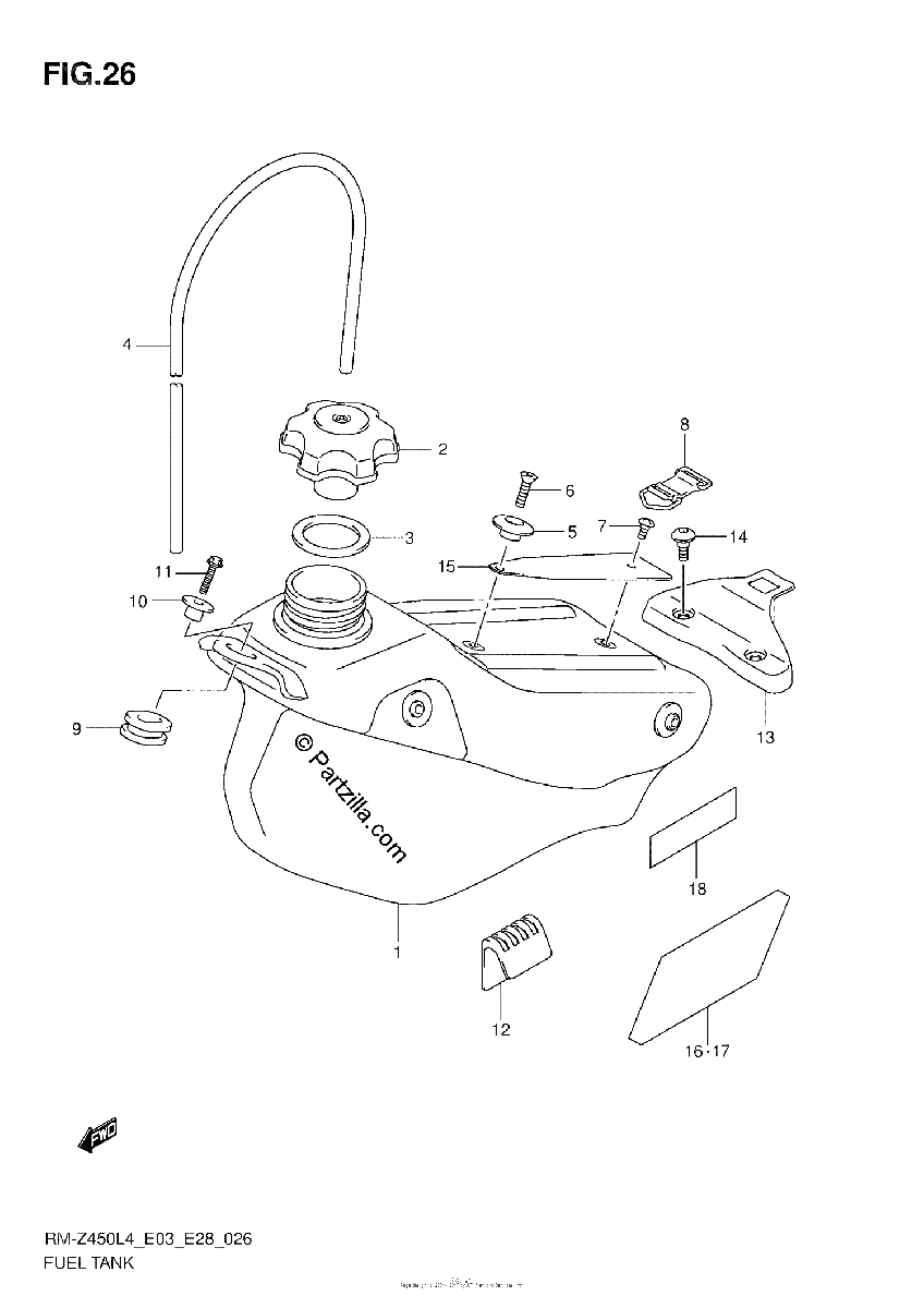 Diagrama de FUEL TANK