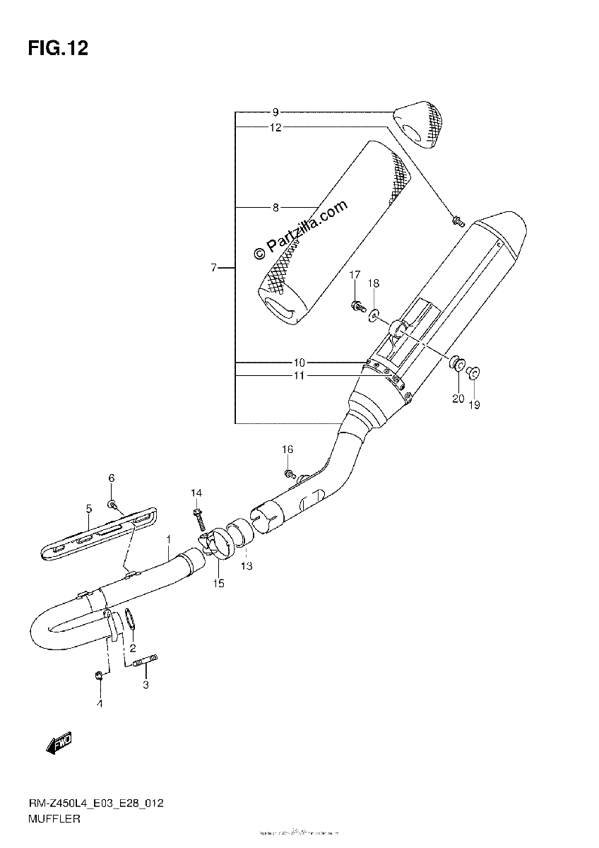 Diagrama de MUFFLER