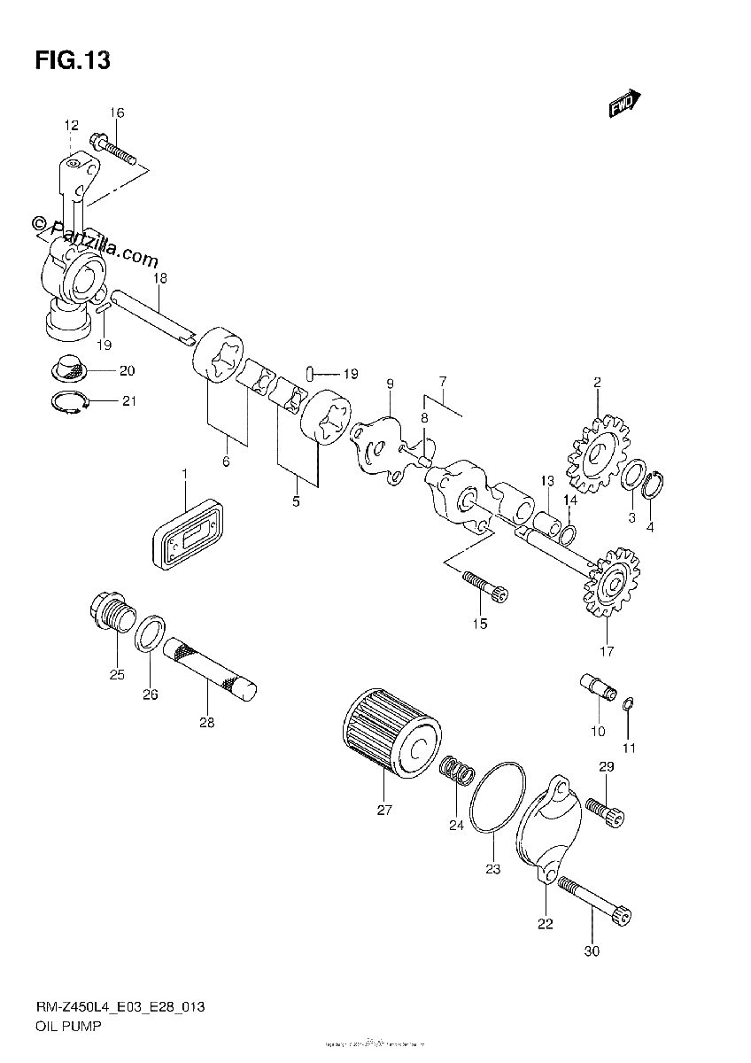Diagrama de OIL PUMP