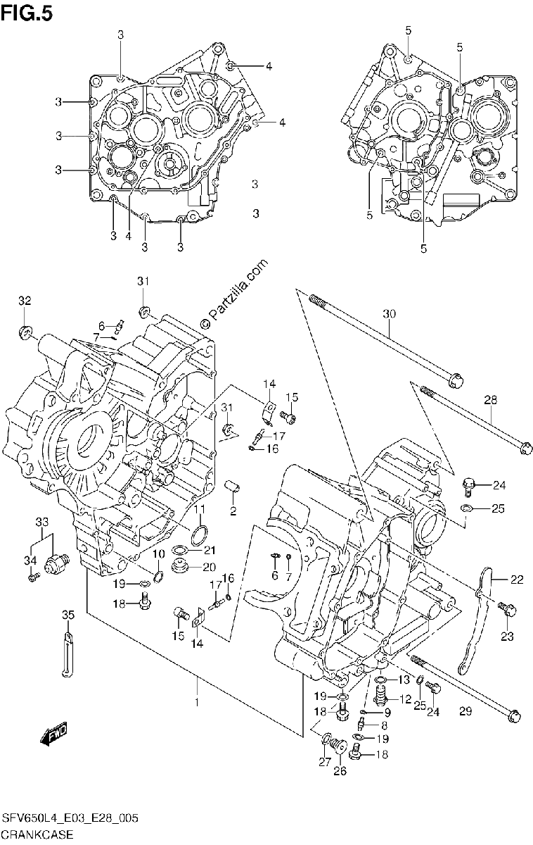 Diagrama de CRANKCASE