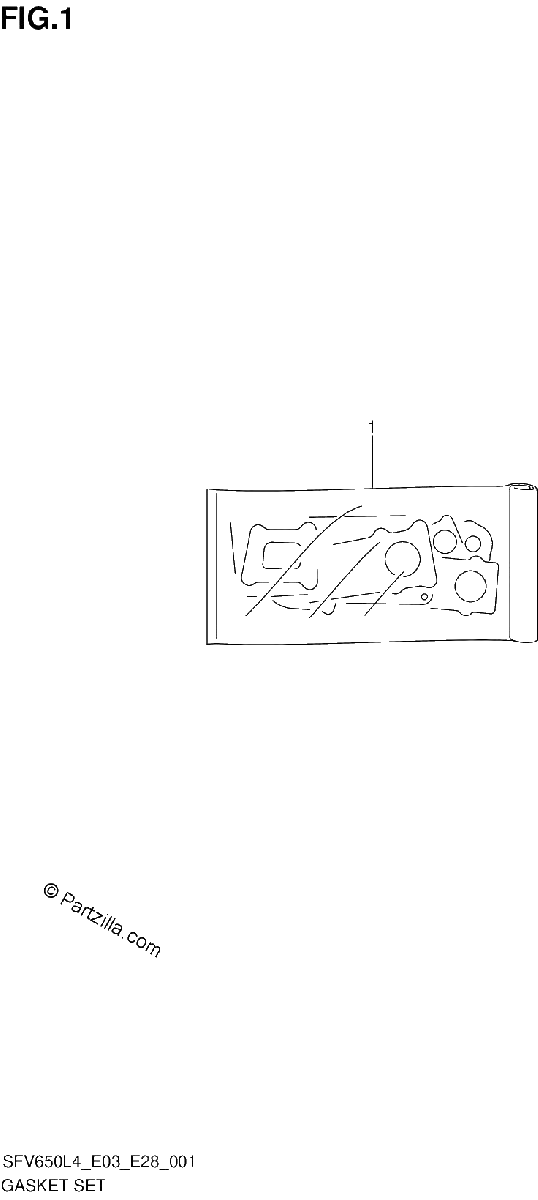 Diagrama de GASKET SET