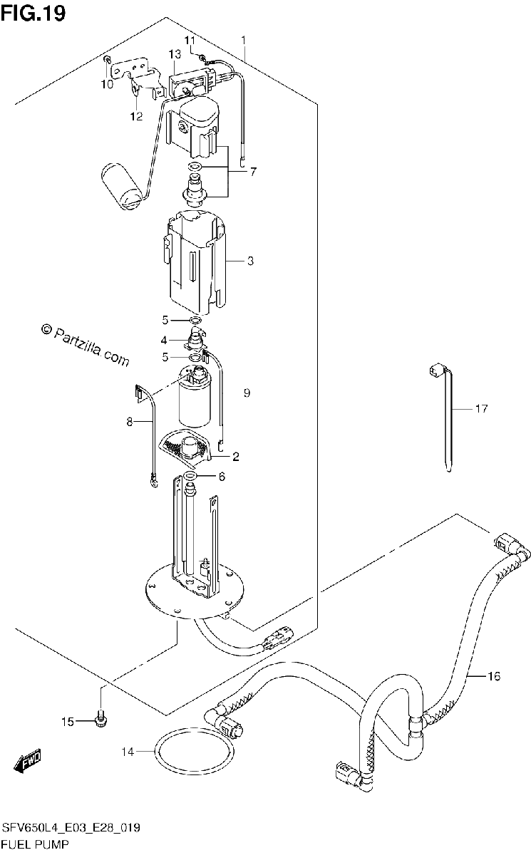 Diagrama de FUEL PUMP