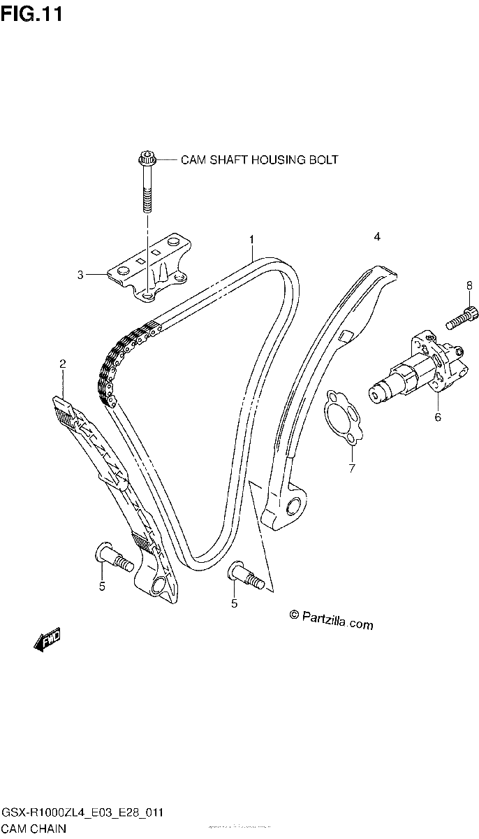 Diagrama de CAM CHAIN
