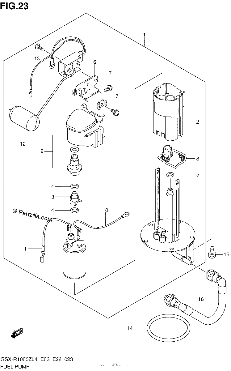Diagrama de FUEL PUMP