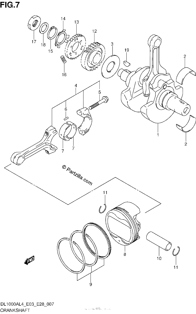 Diagrama de CRANKSHAFT