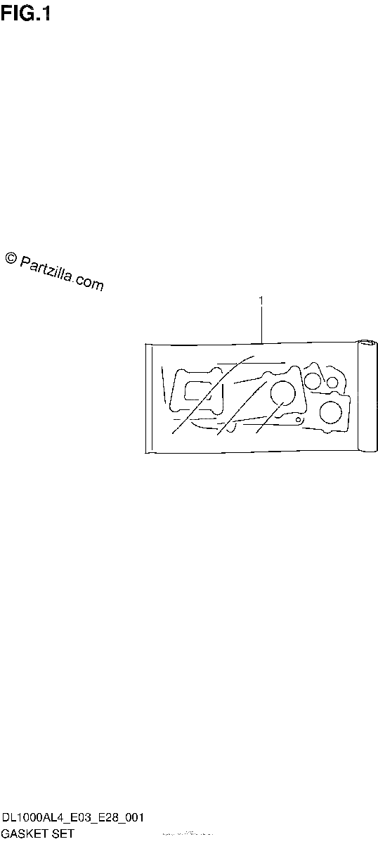 Diagrama de GASKET SET