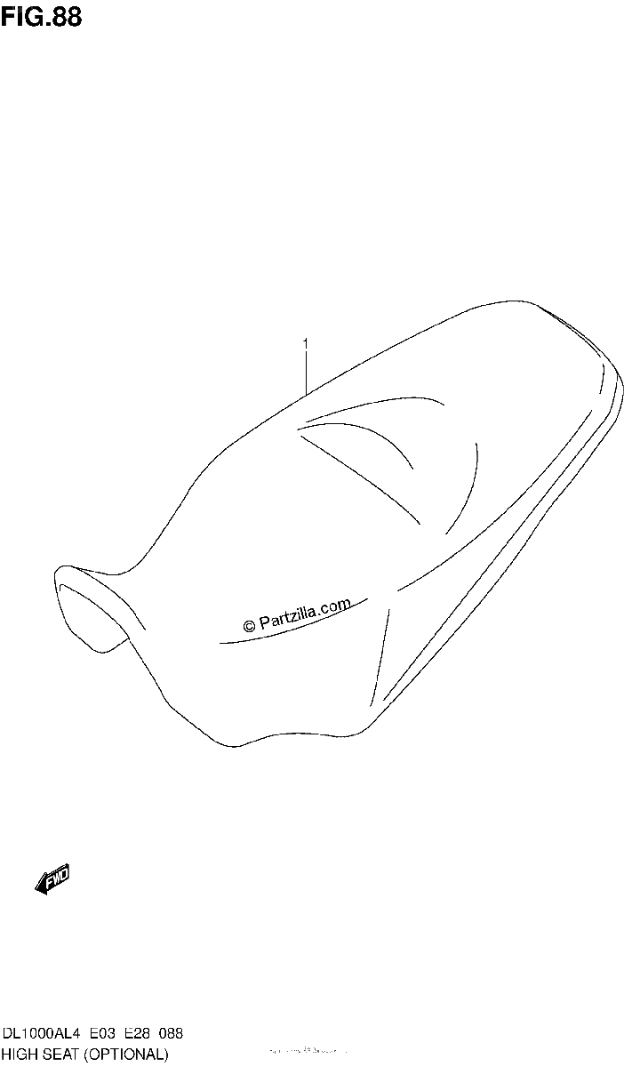 Diagrama de HIGH SEAT OPTIONAL