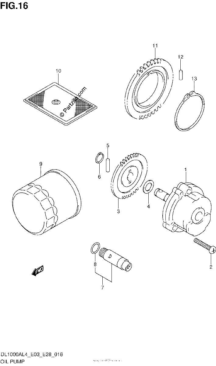 Diagrama de OIL PUMP