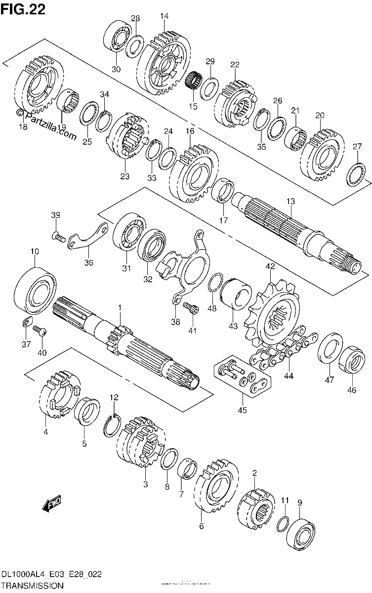 Diagrama de TRANSMISSION