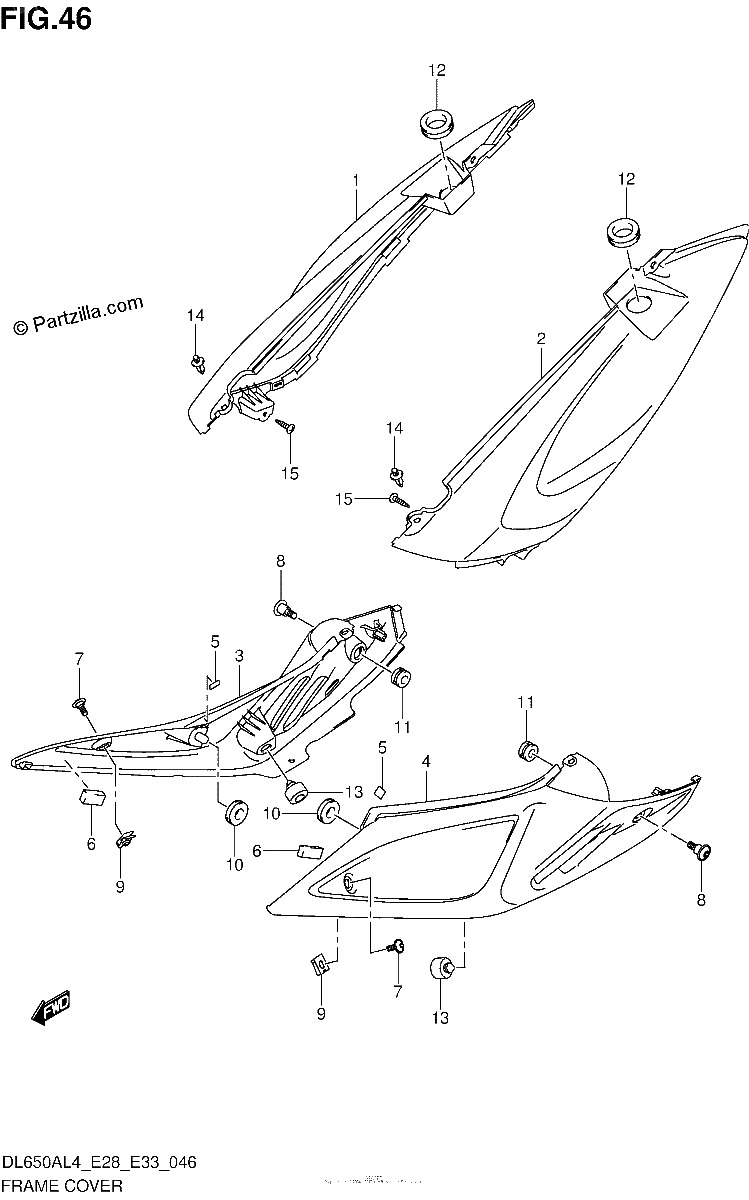 Diagrama de FRAME COVER