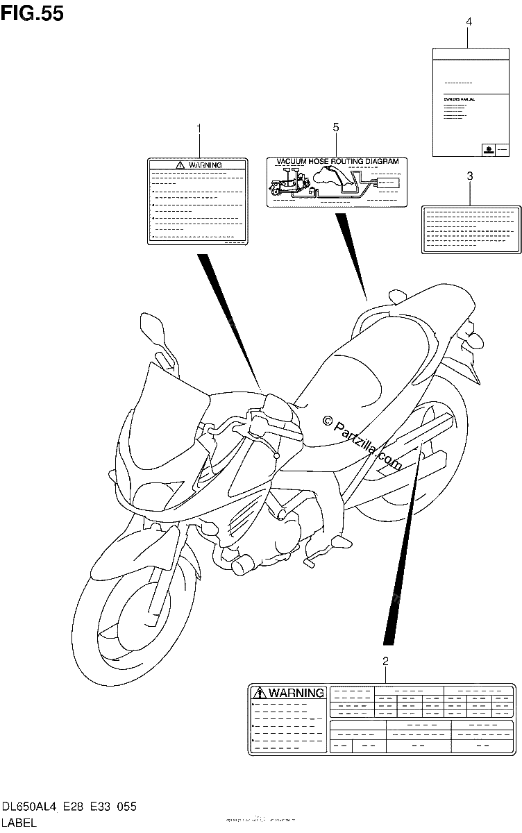 Diagrama de LABEL DL650AL4 E33