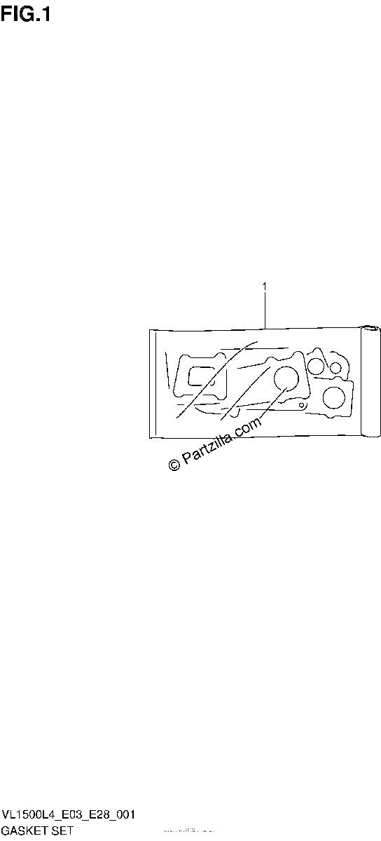 Diagrama de GASKET SET