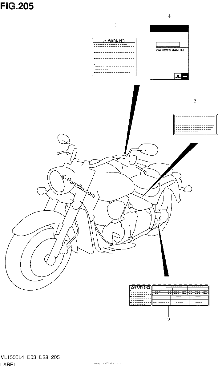 Diagrama de LABEL VL1500L4 E33
