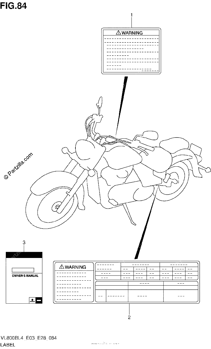 Diagrama de LABEL VL800BL4 E28