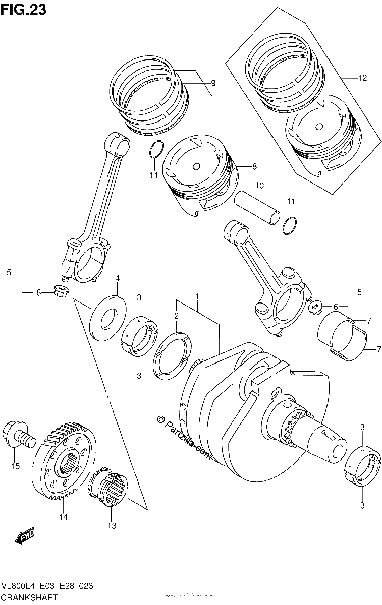 Diagrama de CRANKSHAFT
