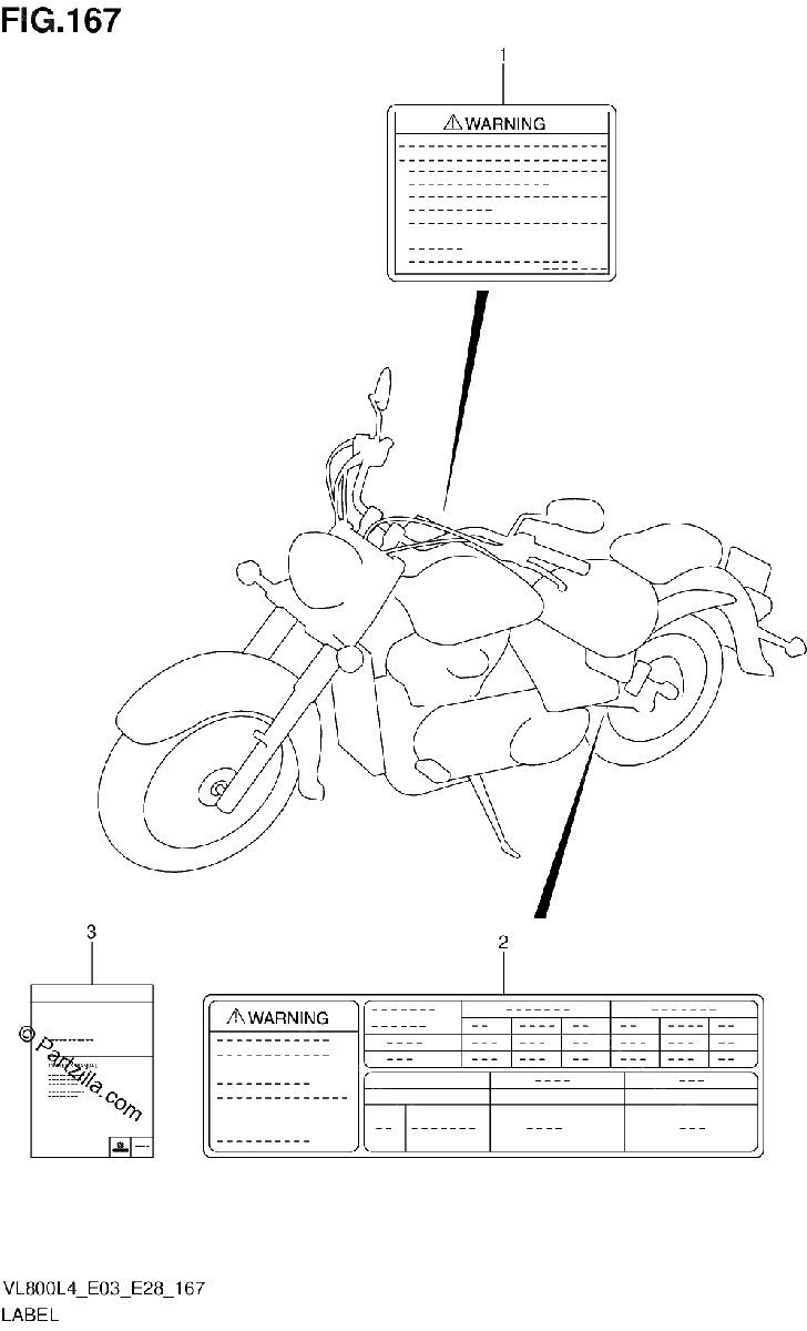 Diagrama de LABEL VL800CL4 E28