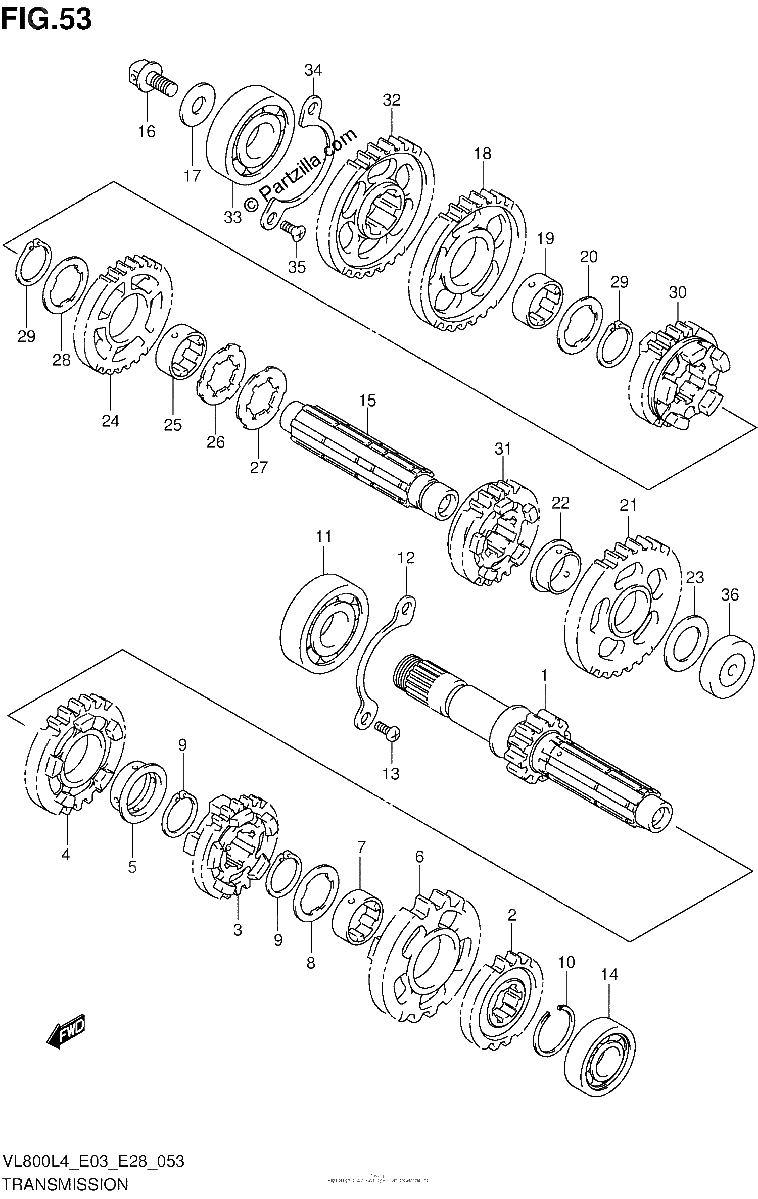 Diagrama de TRANSMISSION
