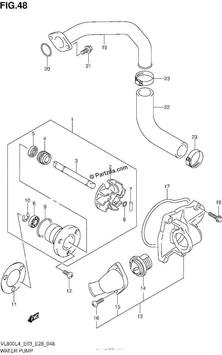 Diagrama de WATER PUMP