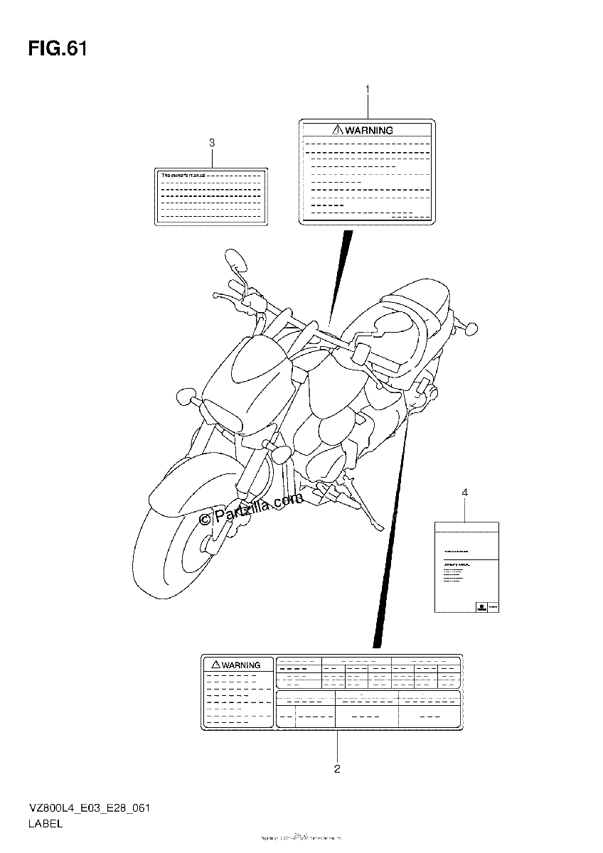 Diagrama de LABEL VZ800L4 E03