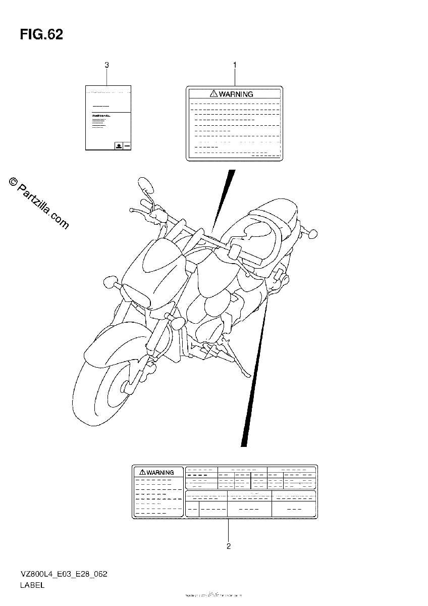 Diagrama de LABEL VZ800L4 E28