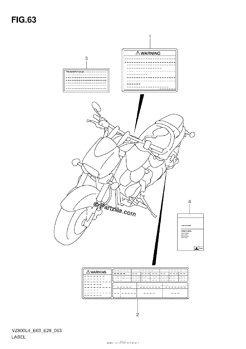 Diagrama de LABEL VZ800L4 E33