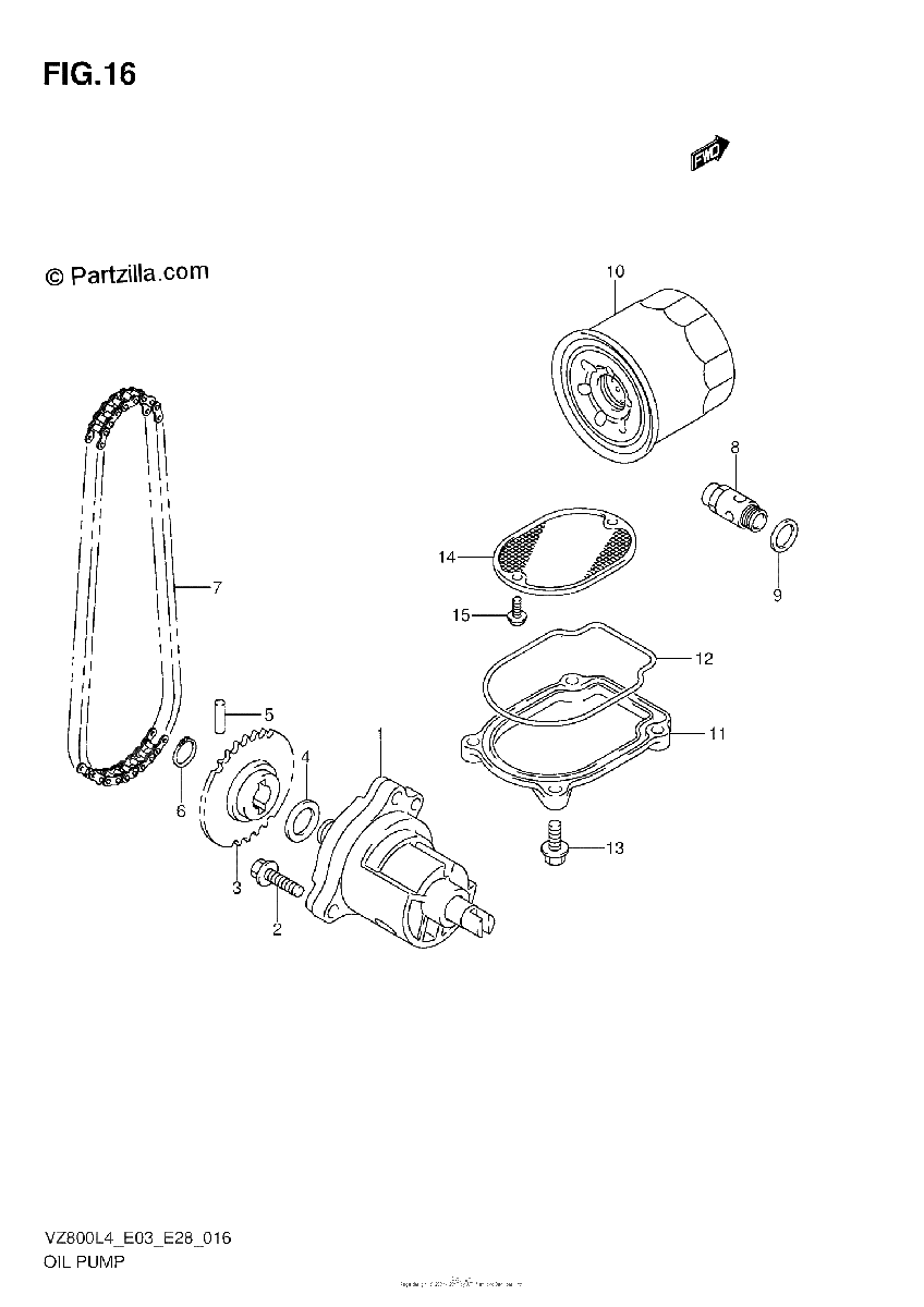 Diagrama de OIL PUMP